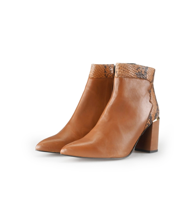 Vitelas Cognac Enkellaarzen