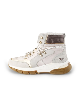 Mustang Veterschoenen Beige 196294
