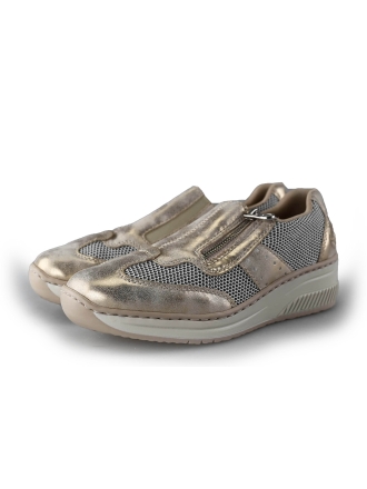 Rieker Instappers Goud 209935
