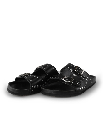 Ann Rocks Slippers Zwart 211464