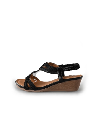 Ella Cruz Sandalen Zwart 211706