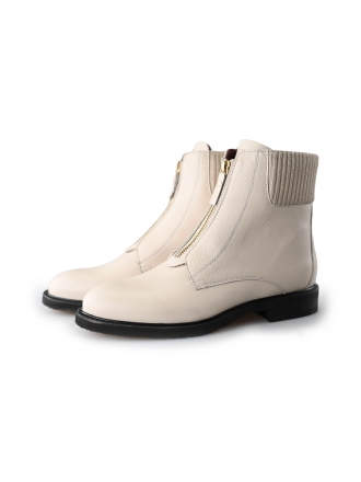 Fred de La Bretoniere Enkellaarzen Beige 212343