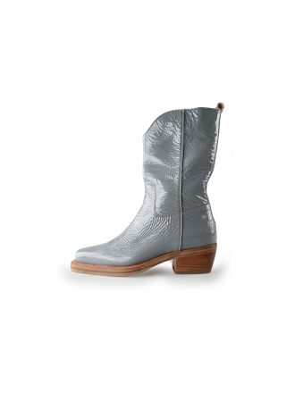 Shabbies Enkellaarzen Blauw 215788