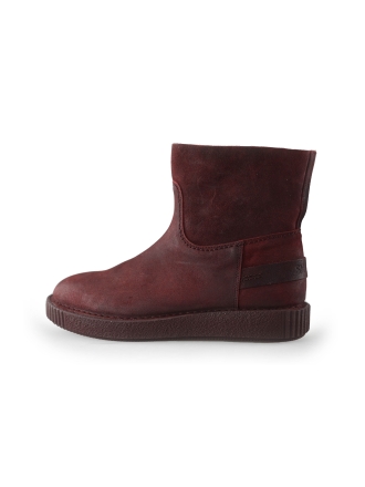 Shabbies Enkellaarzen Rood 219522