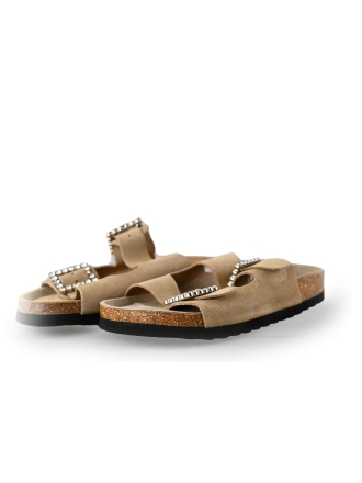 Ann Rocks Slippers Beige 226711