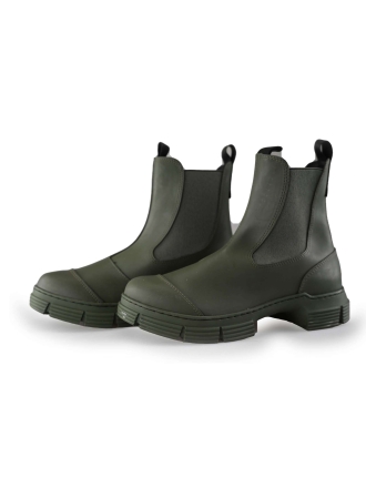 Ganni Chelsea boots Groen 226998