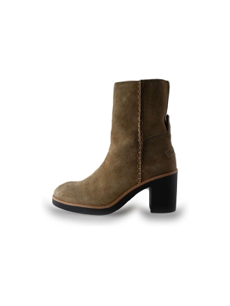 Shabbies Enkellaarzen Bruin 231008