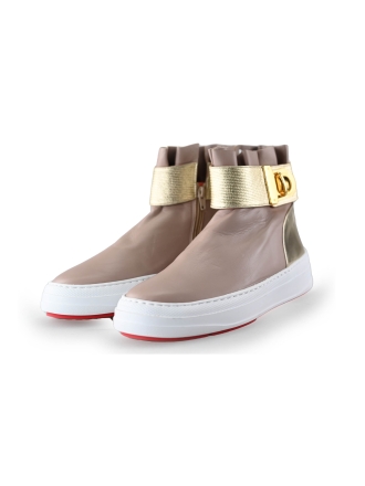 Jan Jansen Enkellaarzen Paars 232105