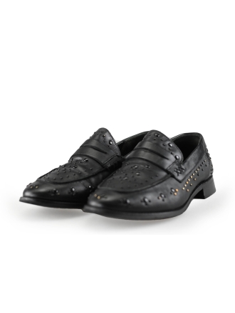 Manfield Loafers Zwart 236207