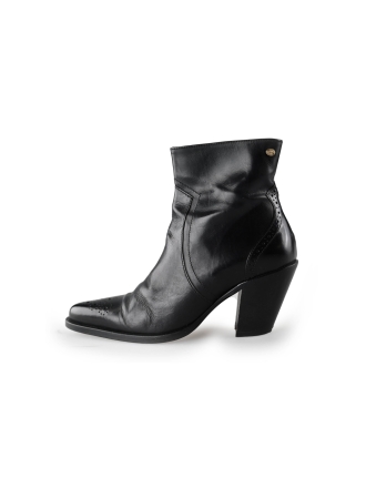 Fred de La Bretoniere Enkellaarzen Zwart 238024