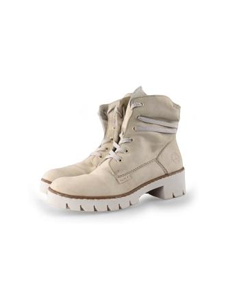 Rieker Veterboots Beige 239086