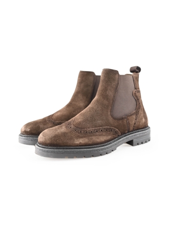 Mazzeltov Chelsea boots Bruin 240534