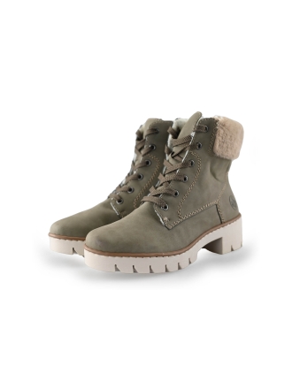 Rieker Veterboots Groen 242208
