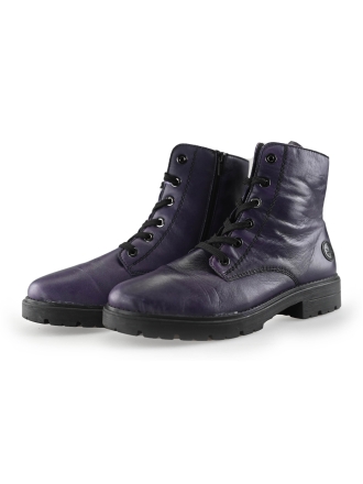 Rieker Veterboots Paars 242599