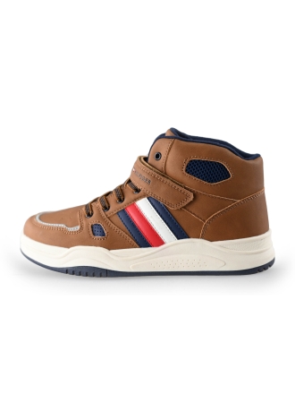 Tommy Hilfiger Hoge sneakers Bruin 243076