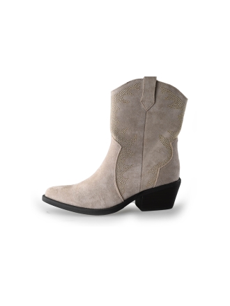 Ann Rocks Cowboy laarzen Beige 243223