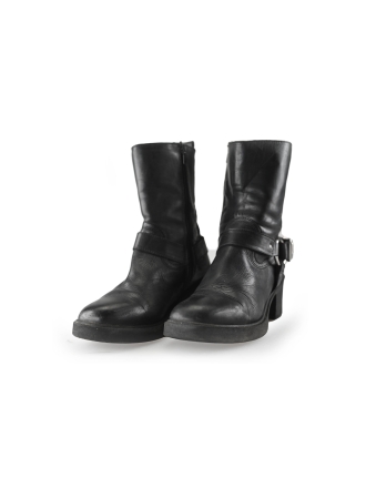 Ann Rocks Enkellaarzen Zwart 243798