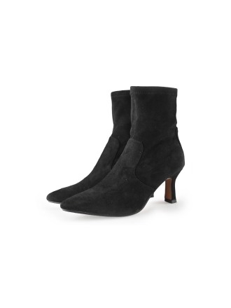 Poelman Enkellaarzen Zwart 244616