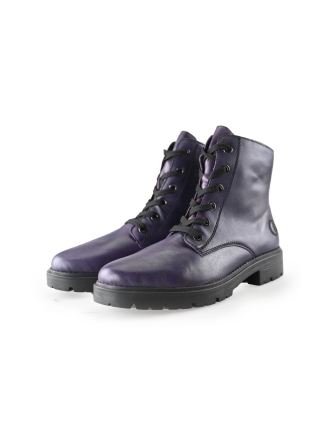 Rieker Veterboots Paars 244938