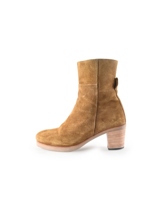 Shabbies Enkellaarzen Bruin 246011