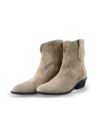 Notre-V Enkellaarzen Beige 248349