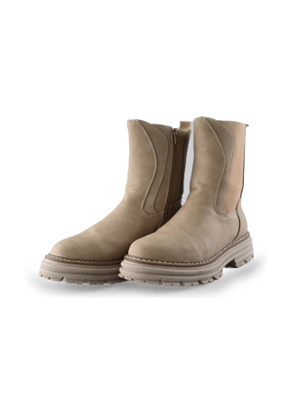 Sub55 Enkellaarzen Beige 248898