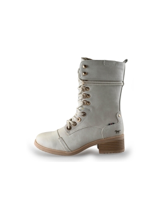Ecru Veterboots Wit 249850