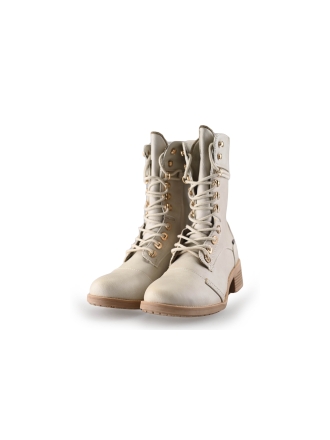 Ecru Veterboots Wit 249850