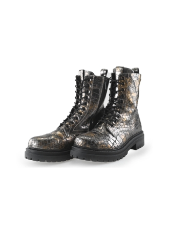 Floris van Bommel Veterboots Zwart 259688