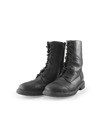 Shabbies Enkellaarzen Zwart 261272