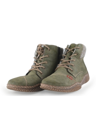 Rieker Veterboots Groen 266324