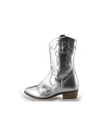 Wysh Cowboy laarzen Zilver 267769