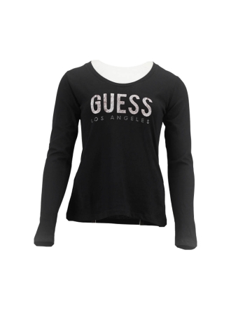 Guess T-shirt Zwart 600408