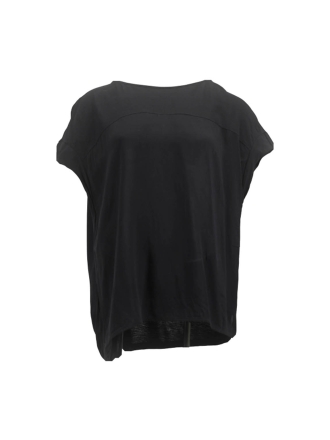 Opus T-shirt Zwart 600411